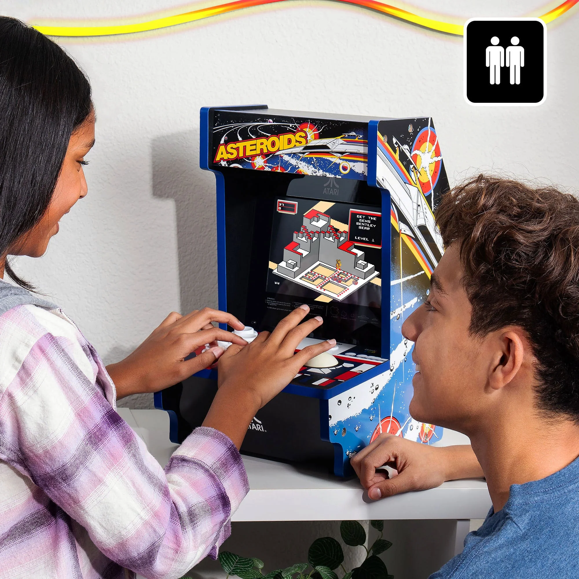 Atari Asteroids Counter Series Arcade Game with 8 Inch Screen - Image 9