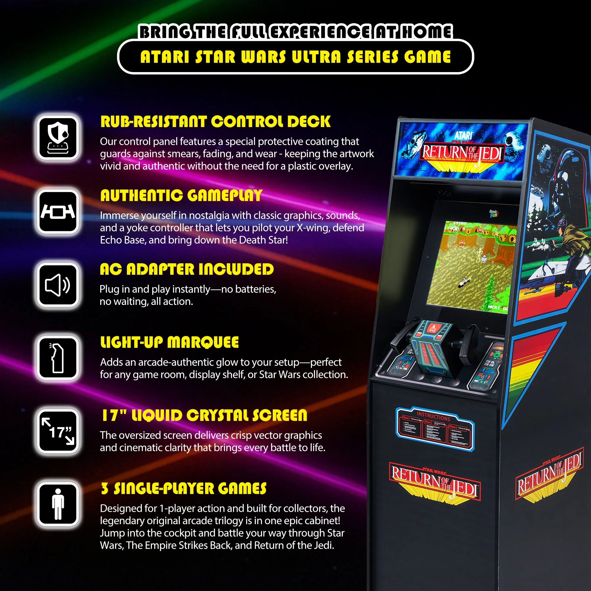 Atari Star Wars Ultra Series Arcade Machine - Image 3