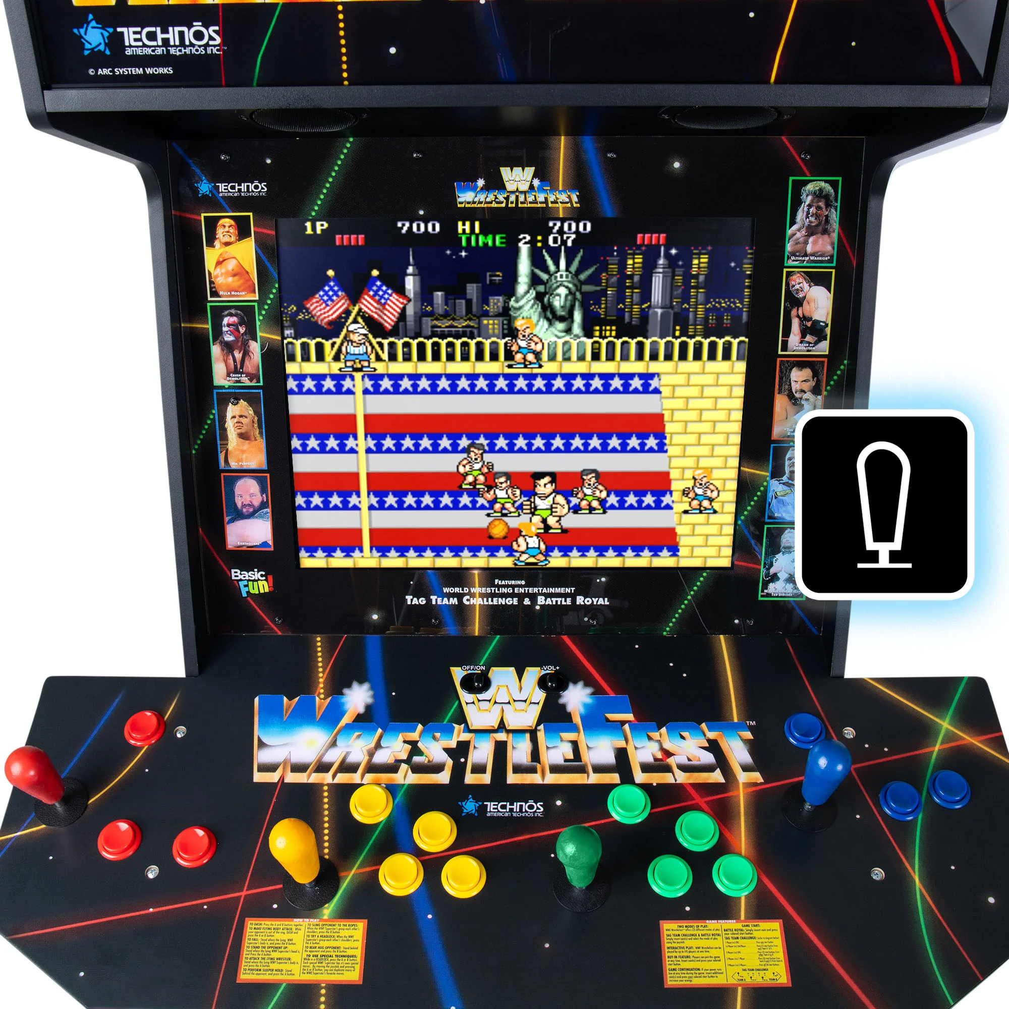 WWE Wrestlefest Supreme Series Arcade Machine - Image 9