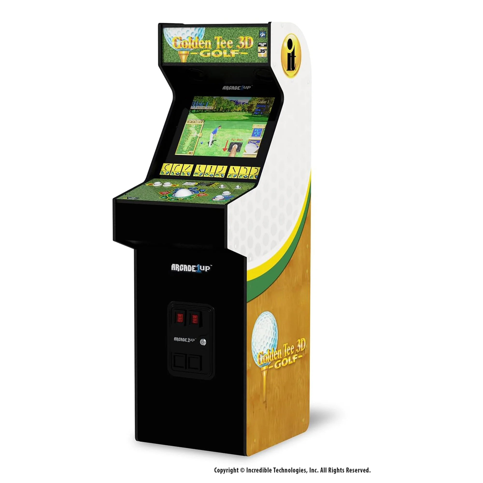 Golden Tee 3D Deluxe Arcade Machine - Image 4