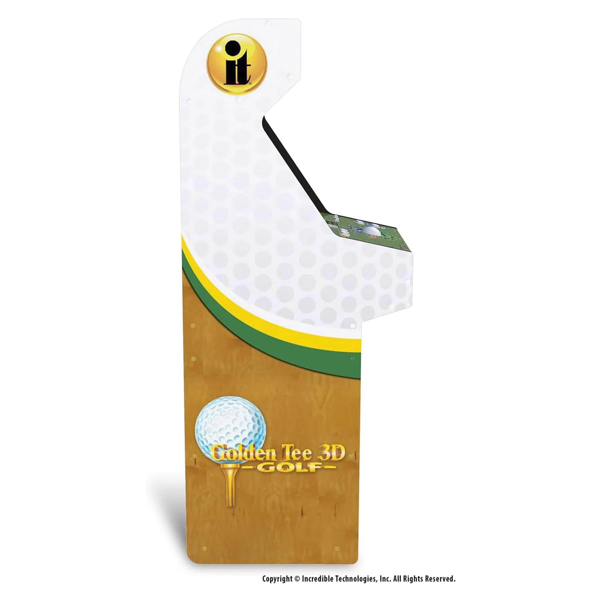 Golden Tee 3D Deluxe Arcade Machine - Image 5