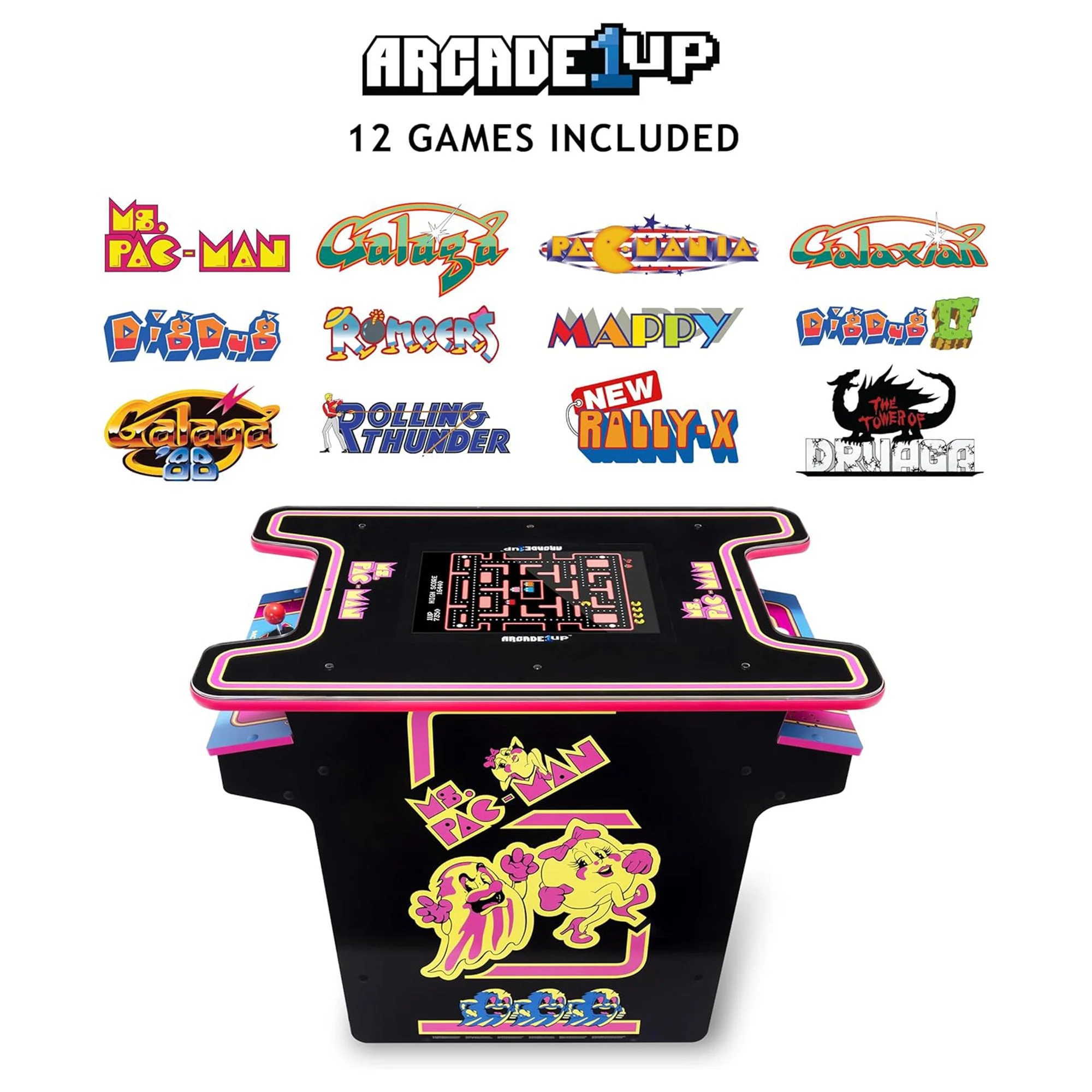 Ms. Pac-Man™ Deluxe Arcade Cocktail Table - Image 3
